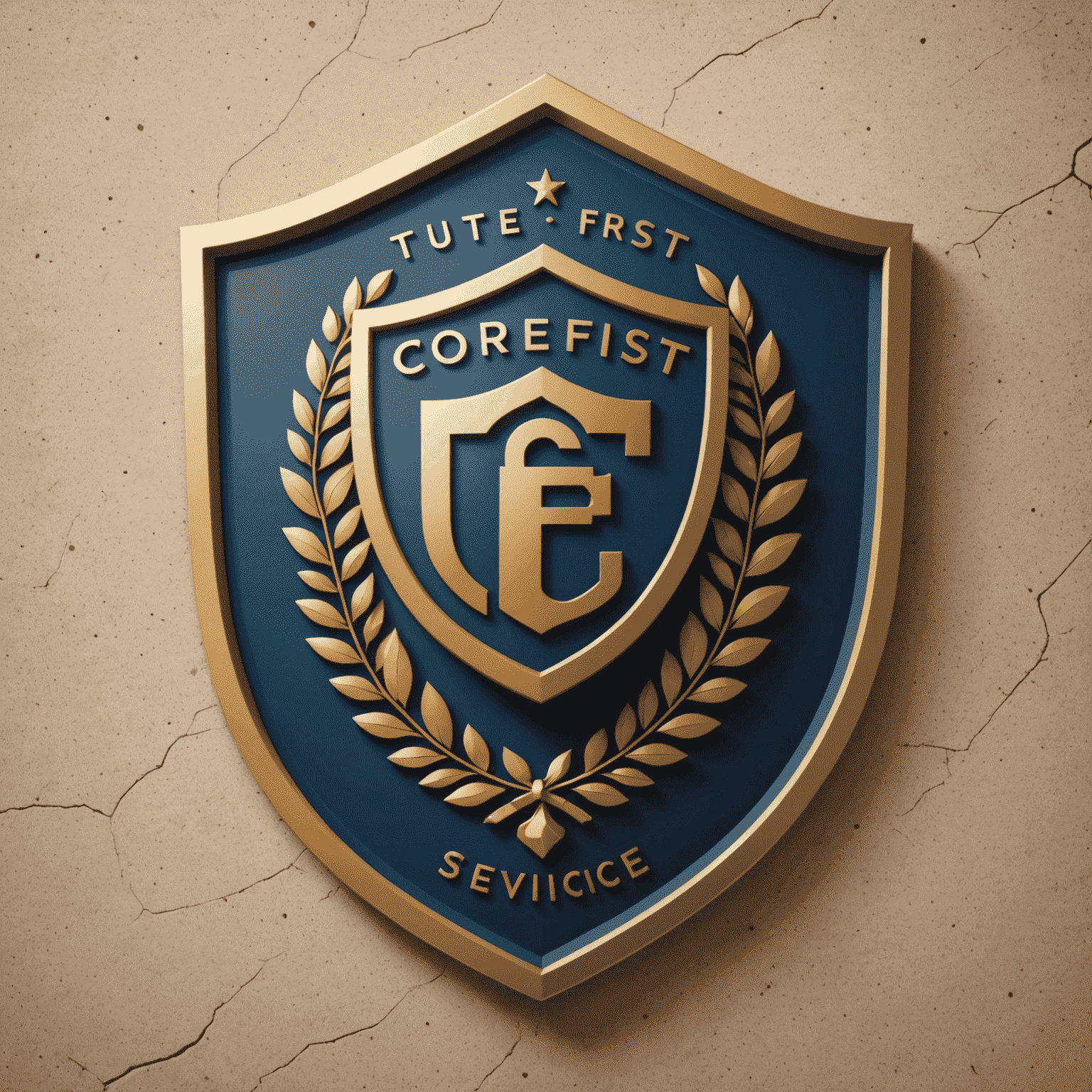 CoreFirst Trust & Service logo featuring a stylized shield with a keyhole, symbolizing trust and security