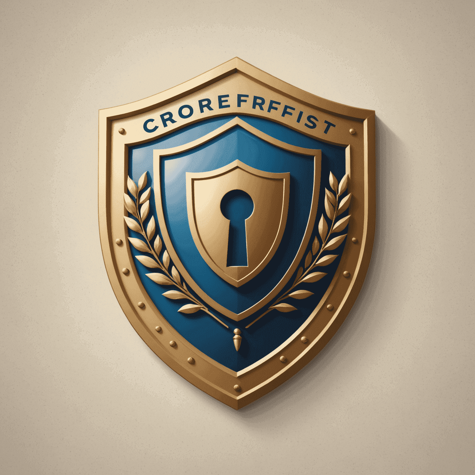 CoreFirst Trust & Service logo featuring a stylized shield with a keyhole, symbolizing trust and security